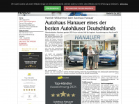 autohaus-hanauer.de Webseite Vorschau