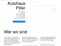 autohaus-piller.de Webseite Vorschau