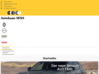 autohaus-sens.de Webseite Vorschau