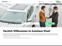 autohaus-west.skoda-auto.de Webseite Vorschau
