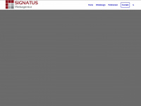 signatus.de Webseite Vorschau