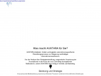 avatara.de Webseite Vorschau