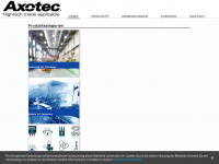 axotec.de Webseite Vorschau