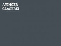 ayinger-glaserei.de Webseite Vorschau
