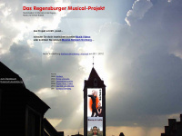 regensburg-musical.de Webseite Vorschau