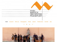 main-barockorchester.de Webseite Vorschau