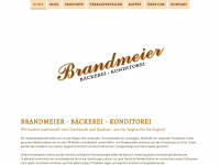 baeckerei-brandmeier.de Webseite Vorschau