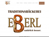 baeckerei-eberl.de Webseite Vorschau