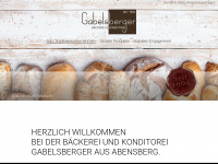 baeckerei-gabelsberger.de Webseite Vorschau