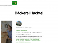 baeckerei-hachtel.de Webseite Vorschau