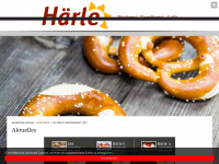 baeckerei-haerle.de Webseite Vorschau