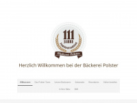 baeckerei-polster.de Webseite Vorschau