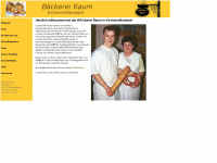 baeckerei-raum.de Webseite Vorschau