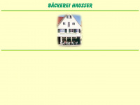baecker-hausser.de Webseite Vorschau