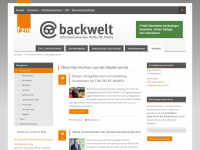 backwelt.de Webseite Vorschau