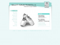 ballettforum-franken.de Webseite Vorschau