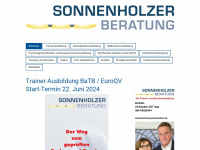 sonnenholzer.de Webseite Vorschau