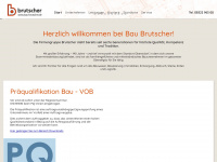 bau-brutscher.de Webseite Vorschau