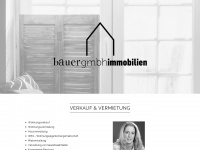 bauer-gmbh-immobilien.de Webseite Vorschau