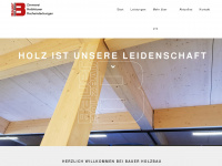 bauer-holzbau.com Webseite Vorschau