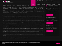 bauer-markisen.de Webseite Vorschau
