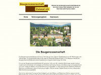baugenossenschaft-zwiesel.de Webseite Vorschau