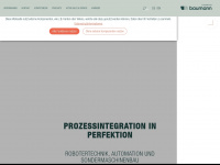 baumann-automation.com Webseite Vorschau