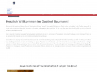 baumann-gasthof.de Webseite Vorschau