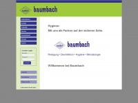 baumbach-gmbh.de Webseite Vorschau