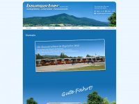 baumgartner-busreisen.de Webseite Vorschau
