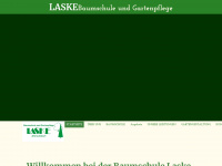 baumschule-laske.de Webseite Vorschau