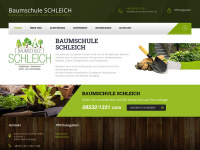 baumschuleschleich.de Webseite Vorschau