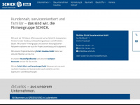 bau-schick.de Webseite Vorschau