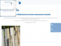 bauzentrum-schmitt.de Webseite Vorschau