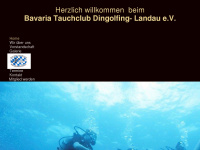 bavaria-tauchclub.de Webseite Vorschau