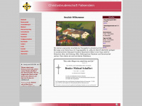 christusbruderschaft-falkenstein.de Webseite Vorschau