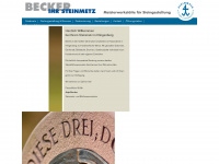 becker-ihrsteinmetz.de Webseite Vorschau