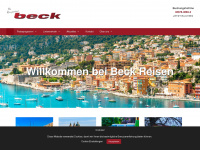 beck-reisen.de Webseite Vorschau