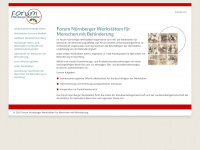 forum-nuernberger-werkstaetten.de Webseite Vorschau