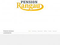 pension-rangau.de Webseite Vorschau