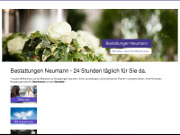 bestattungen-neumann.de Webseite Vorschau