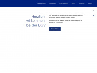 bgv-bautraeger.de Webseite Vorschau
