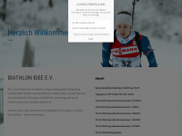 biathlon-idee.de Webseite Vorschau