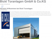 bickl-toranlagen.de Webseite Vorschau