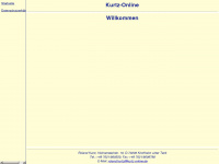 kurtz-online.de Webseite Vorschau