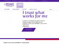 avonex.com Webseite Vorschau