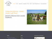 pichincha-llamas.de Webseite Vorschau