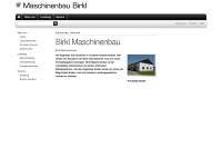 birkl-maschinenbau.de Webseite Vorschau