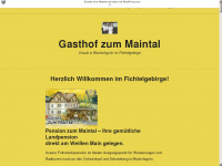 Gasthof-zum-maintal.de