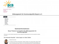 bkb-bayern.de Webseite Vorschau